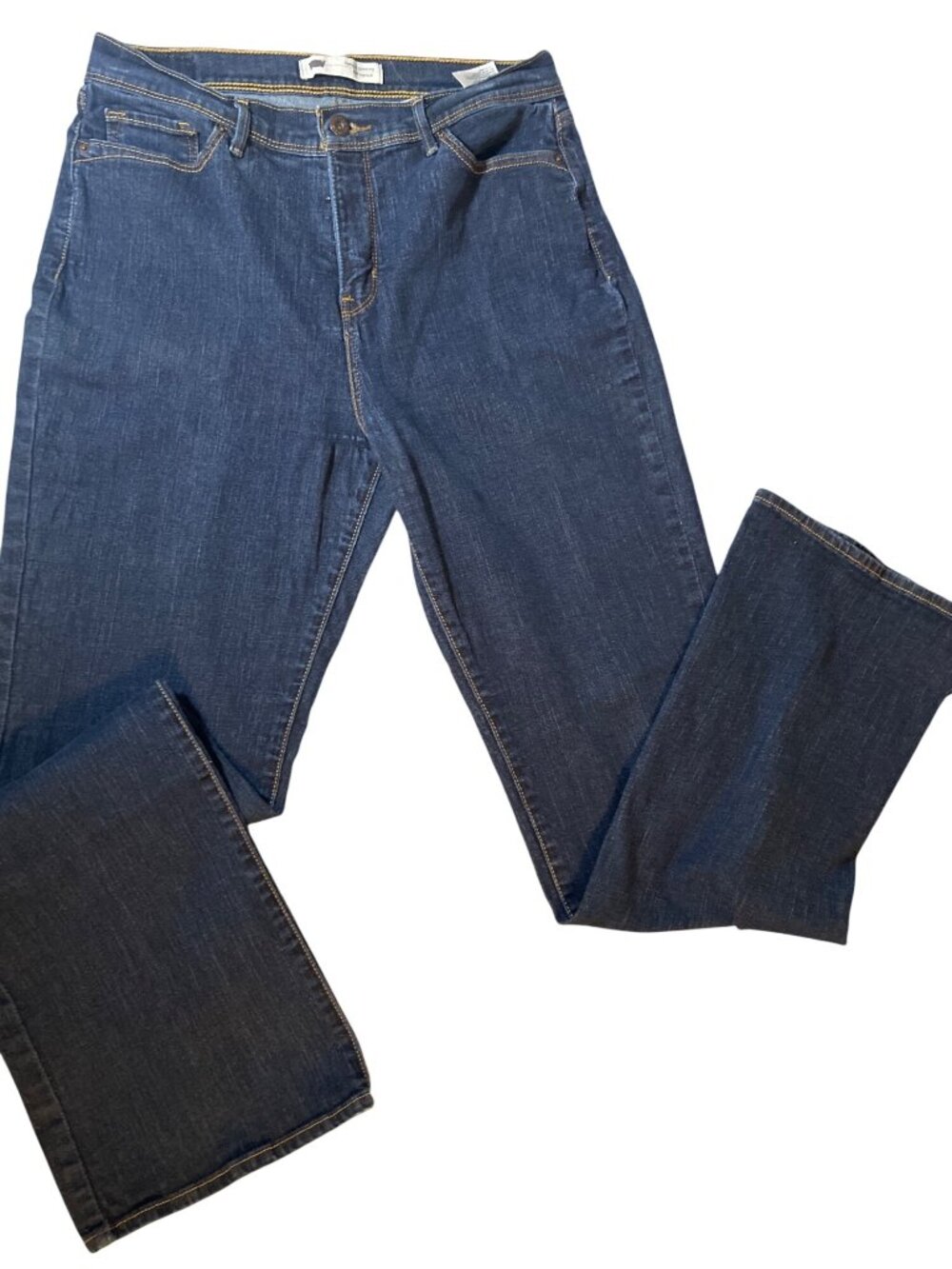 Levi’s 512 Perfectly Slimming Bootcut Jeans Dark Wash Size 12 L 12L long